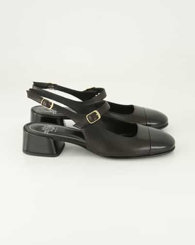 Trumans 4121-423 Slingpumps in Schwarz