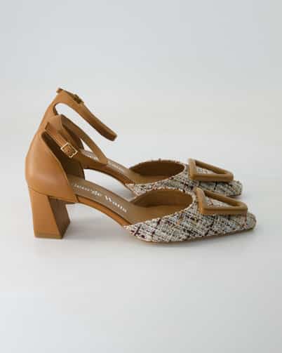 George Watts N510-404 Slingpumps in Braun