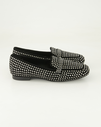 Andrea Puccini GIUSY Strass A Slipper in Schwarz