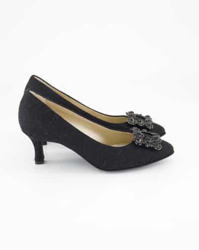 Dirndl & Bua 2075-04 Klassische Pumps in Schwarz