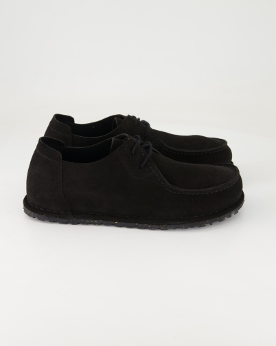 Birkenstock Utti Lace Veloursleder Sportliche Schnürschuhe  in Schwarz
