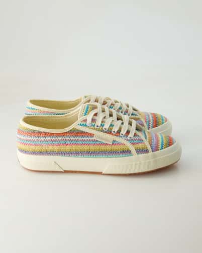 Superga 2750 Raffia Sneaker low in Mehrfarbig