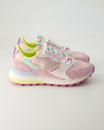 Victoria Luna Sneaker low in Rosa