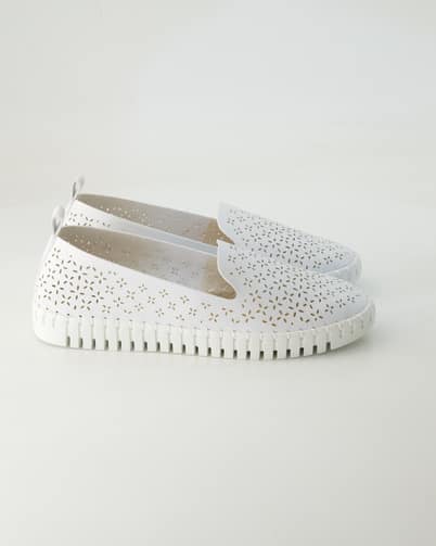 Terry PIA Slipper in Weiß