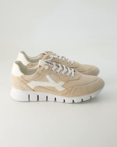 Sioux Mokrunner-D-021 Slip On Sneaker in Beige
