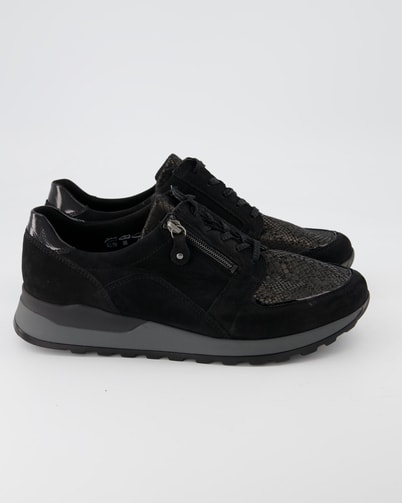 Waldläufer Hiroko-Soft Sneaker low in Schwarz