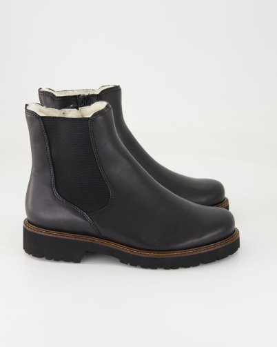 Semler SOFT-ANILIN Klassische Stiefeletten in Schwarz