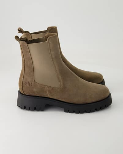 Zahira A8399-25 Chelsea Boots in Beige