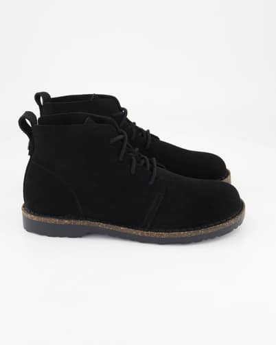 Birkenstock Uppsala Mid Veloursleder Klassische Stiefeletten in Schwarz