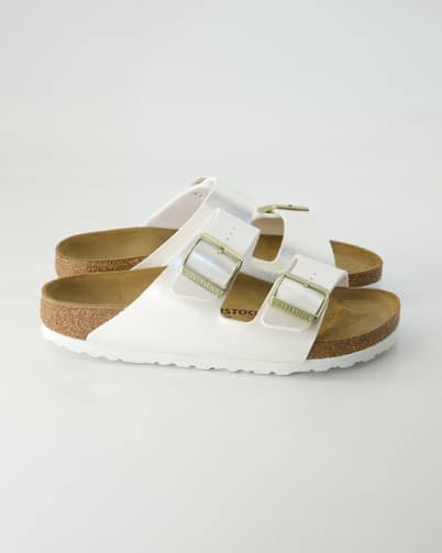 Birkenstock Arizona Kids Big Buckle Hausschuhe in Beige