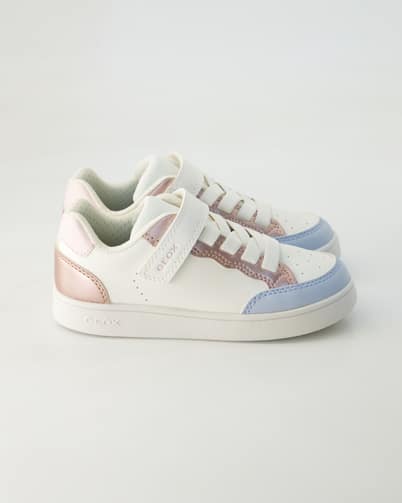 Geox J Eclyper Girl Klettschuhe in Weiß