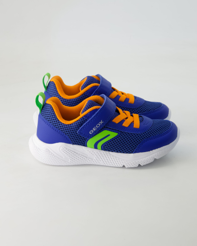 Geox J Sprintye Boy Klettschuhe in Blau