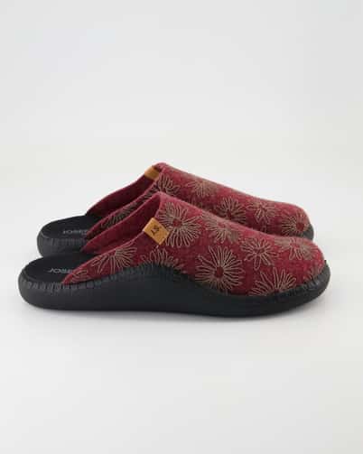 Josef Seibel MONACO D 04 Offene Hausschuhe in Rot