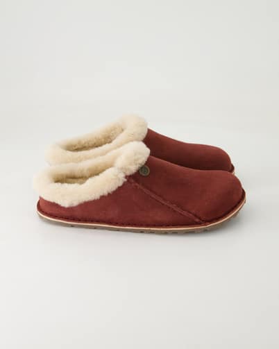 Birkenstock Zermatt Premium Geschlossene Hausschuhe in Rot